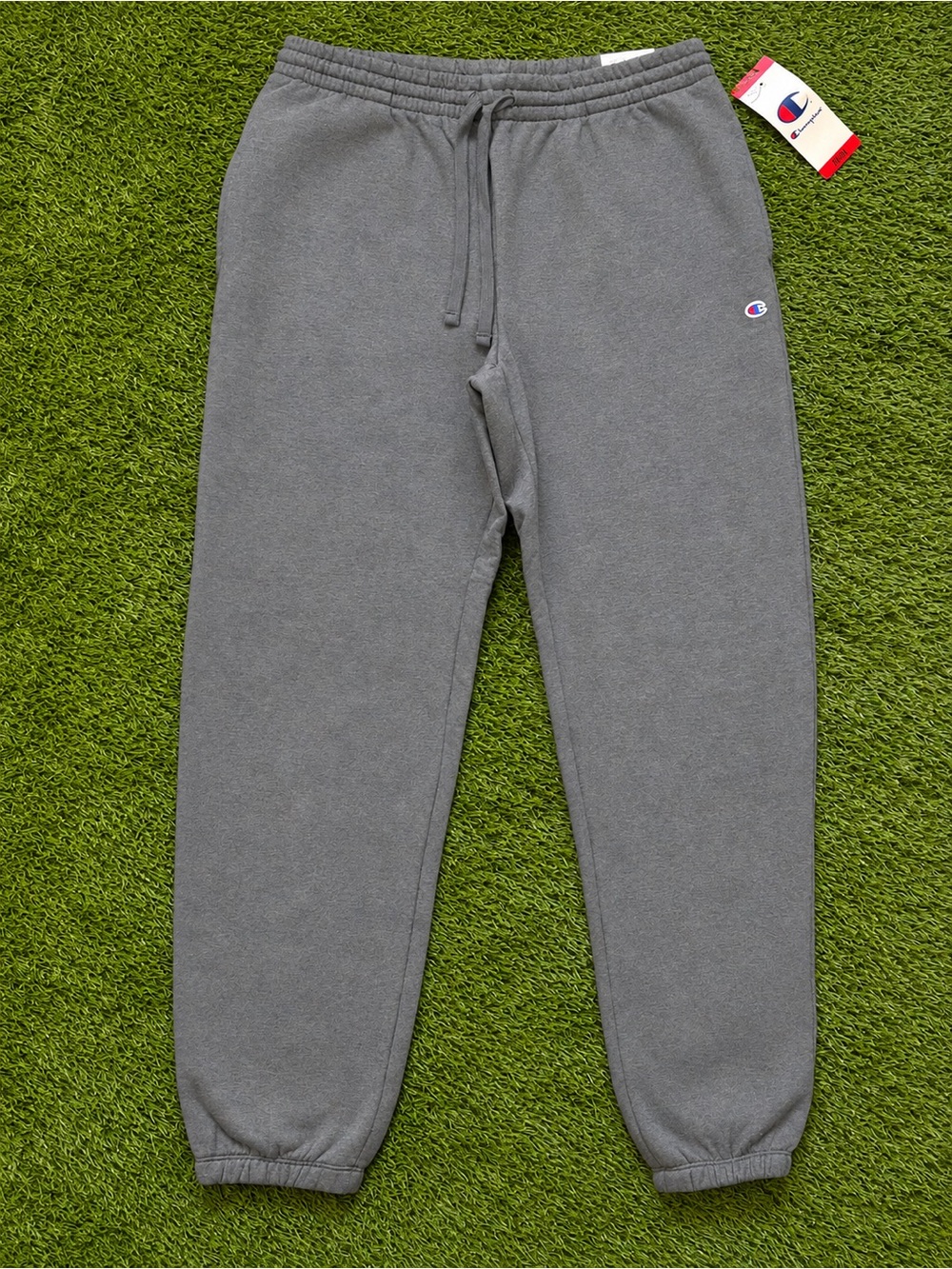 Champion Grey Fleece Jogger Sweatpants Medium New With Tags